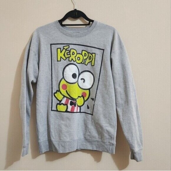 Hot topic Sanrio Keroppi Jumbo Graphic Sweatshirt size M - Picture 2 of 5